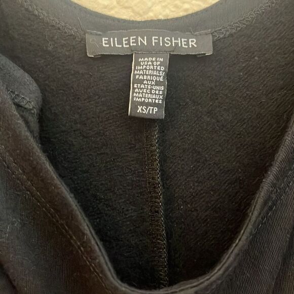 Eileen Fisher Cotton Blend Ponte Lantern Jumpsuit XS $198 - Picture 5 of 9